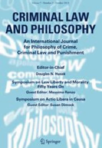 Criminal Law and Philosophy