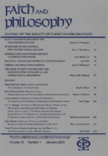 Faith and Philosophy